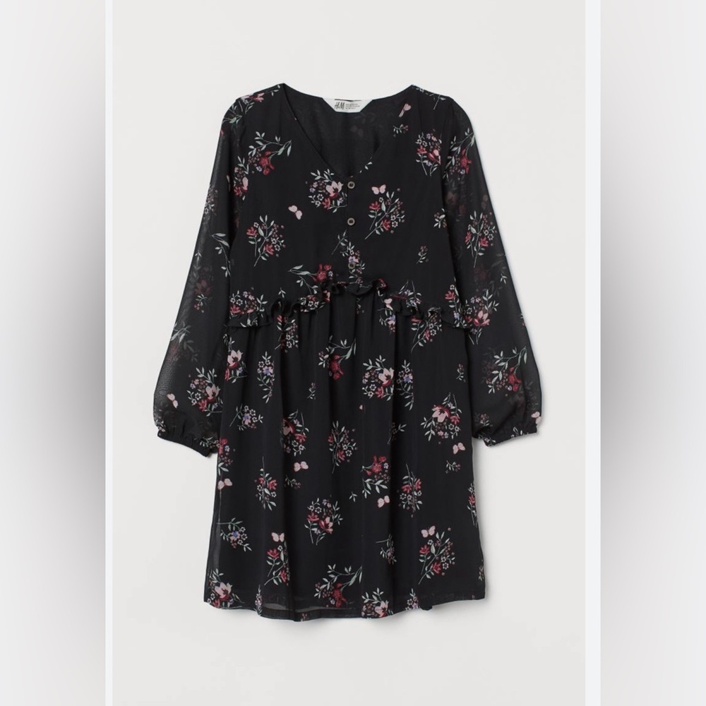 NEW WITH TAGS H&M Floral Butterfly Dress